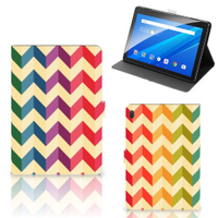 Lenovo Tab E10 Tablet Hoes Zigzag Multi Color