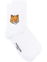 Maison Kitsuné chaussettes à motif Fox - Blanc Maison Kitsuné chaussettes à motif Fox - Blanc