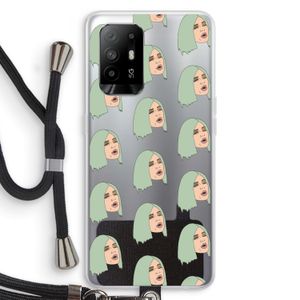 King Kylie: Oppo A94 5G Transparant Hoesje met koord