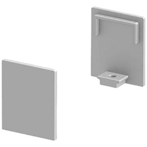 SLV 1000481 GRAZIA 10 Eindkappen Aluminium (l x b x h) 5.5 x 17.5 x 21 mm 1 stuk(s)