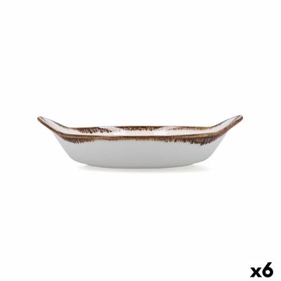 Snackdienblad Bidasoa Orion Hydrozero Wit Ø 19 cm (6 Stuks)