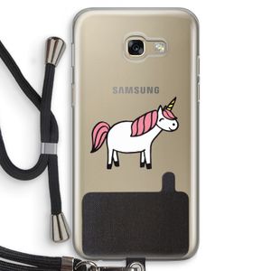Eenhoorn: Samsung Galaxy A5 (2017) Transparant Hoesje met koord
