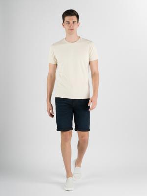 247Jeans Palm Slim Short SH04 Blue Black Denim - Heren Jeans - Slim Fit Jeans