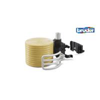 Bruder balengrijper met 1 ronde hooibaal