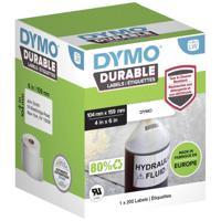 DYMO Rol met etiketten 159 x 104 mm Polypropyleen folie Wit 200 stuk(s) Permanent hechtend 2112287 Universele etiketten, Adresetiketten