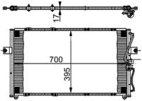 Condensor, airconditioning AC379000S