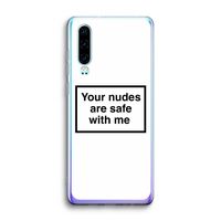 Safe with me: Huawei P30 Transparant Hoesje