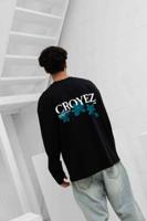 Croyez Botanique Longsleeve Heren Zwart/Blauw - Maat S - Kleur: ZwartBlauw | Soccerfanshop