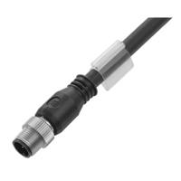 Weidmüller 1906480500 Sensor/actuator connector, geassembleerd M12 Aantal polen (sensoren): 4 Stekker, recht 5.00 m 1 stuk(s)