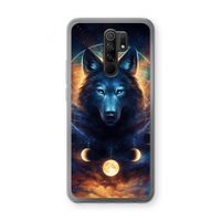 Wolf Dreamcatcher: Xiaomi Redmi 9 Transparant Hoesje