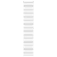 Zebra rolgordijn 45x200 cm stofbreedte 40,9 cm polyester wit