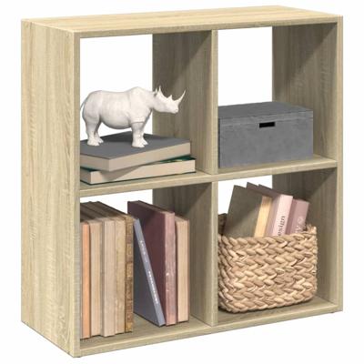 Kamerscherm / boekenkast 69,5x29x69,5 cm hout sonoma eikenkleur