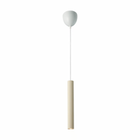 Hanglamp zwart smal ribbel Vico metaal gu10 led