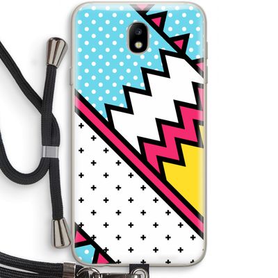 Pop Art #2: Samsung Galaxy J7 (2017) Transparant Hoesje met koord