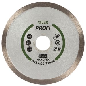 Diamantzaagblad 115mm Mandrex Tegels Profi
