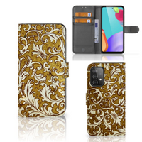 Wallet Case Samsung Galaxy A52 Barok Goud