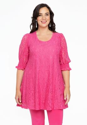 Yoek Tuniek wide bottom | Roze | Maat 58/60