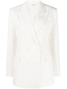 P.A.R.O.S.H. blazer à boutonnière croisée - Blanc