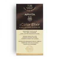 Apivita Hair Colour Color Elixir Permanent Hair Color 7.35 Blonde Gold Mahogany Set Apivita Hair Colour Color Elixir Permanent Hair Color 7.35 Blonde Gold Mahogany Set