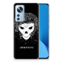 Silicone Back Case Xiaomi 12 | 12X Skull Hair - thumbnail
