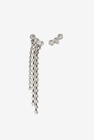 Isabel Marant oorbellen A Wild Shore met glassteen transparent/silver