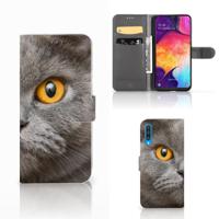 Telefoonhoesje | Met pasjeshouder | Samsung Galaxy A50 Britse Korthaar