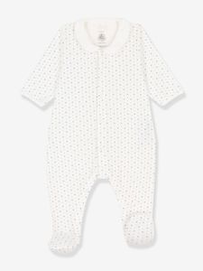 Slaappakje van biologisch katoen PETIT BATEAU wit