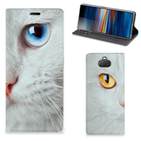 Sony Xperia 10 Plus | Hoesje maken | Witte Kat