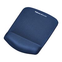 Muismat met polssteun Fellowes Plush Touch blauw - thumbnail