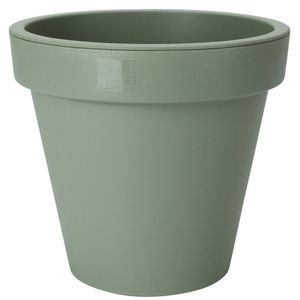 Pro Garden Plantenpot/bloempot - Tuin buiten - kunststof - groen - D30 cm - Plantenpotten