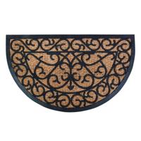 Best for Boots Deurmat - halfrond - kokos en rubber - 75 x 45 cm
