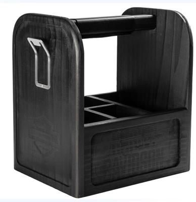 Harley-Davidson Picnic Caddy - Houten Organizer met Flessenopener - Officieel HD Product