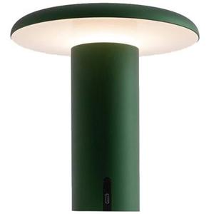 Artemide Takku tafellamp LED oplaadbaar anodized green