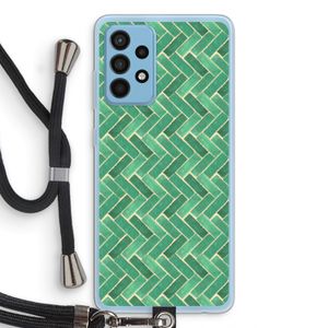 Moroccan tiles 2: Samsung Galaxy A52 Transparant Hoesje met koord