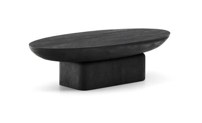 Kave Home Ovale Salontafel 'Ovak' Acaciahout, 140 x 70cm