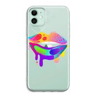 Lip Palette: iPhone 11 Transparant Hoesje