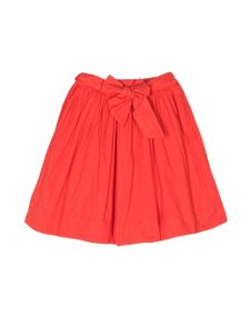 KINDRED jupe en coton biologique à taille nouée - Orange