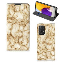 Samsung Galaxy A72 (5G/4G) Standcase Marmer Goud - thumbnail