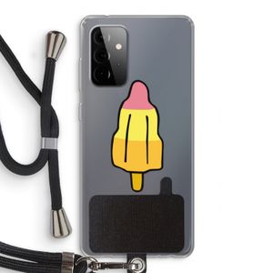 Raketijsje: Samsung Galaxy A72 5G Transparant Hoesje met koord