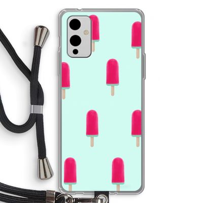 Waterijsje: OnePlus 9 Transparant Hoesje met koord