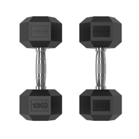 Hexa Dumbbells - Focus Fitness - 2 x 10 kg - thumbnail