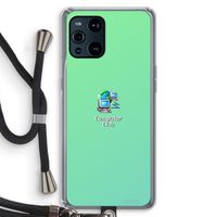 Win98: Oppo Find X3 Transparant Hoesje met koord