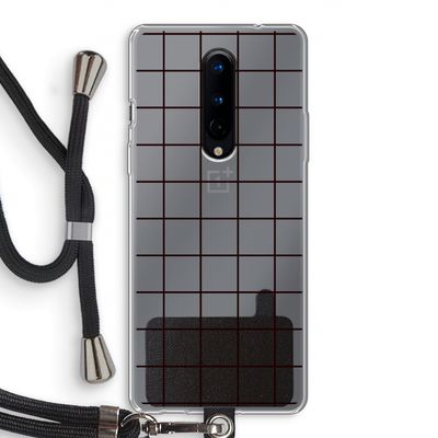 Rooster: OnePlus 8 Transparant Hoesje met koord