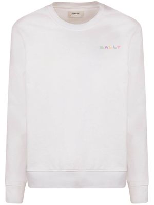 Bally sweat en coton biologique à logo brodé - Blanc