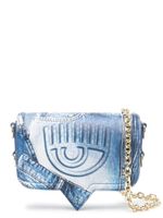 Chiara Ferragni petit sac porté épaule à motif Eyelike - Bleu