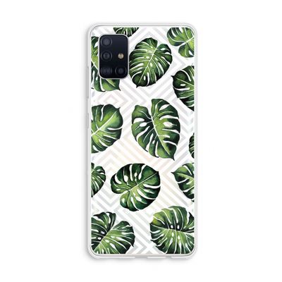 Geometrische jungle: Galaxy A51 4G Transparant Hoesje