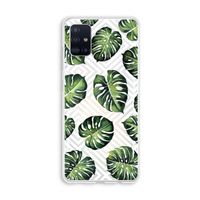 Geometrische jungle: Galaxy A51 4G Transparant Hoesje