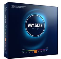 MySize PRO 57mm - Iets Ruimere Condooms 36 stuks - thumbnail