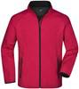 James & Nicholson JN1130 Men´s Promo Softshell Jacket - /Red/Black - M