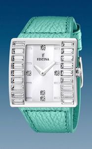 Horlogeband Festina F16538-3 Kunststof/Plastic Mintgroen 32mm